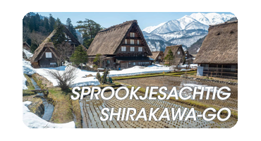 Het sprookjesachtige Shirakawa-go in Japan