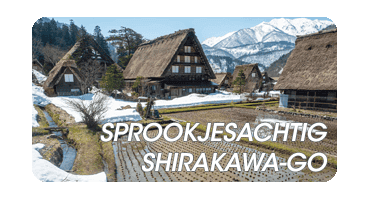 Het sprookjesachtige Shirakawa-go in Japan