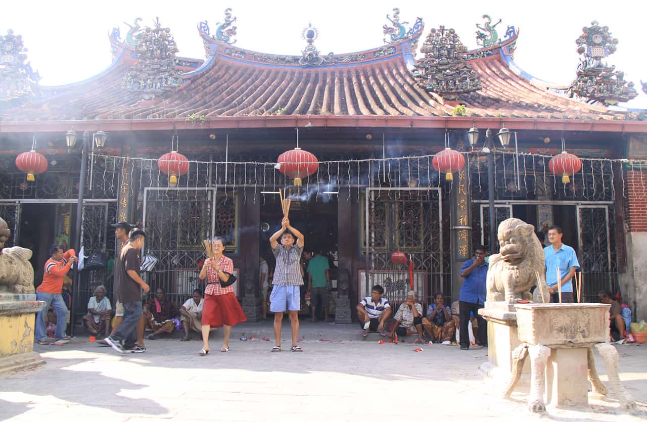 Goddess of Mercy. Chinese tempel in Georgetown, Penang.