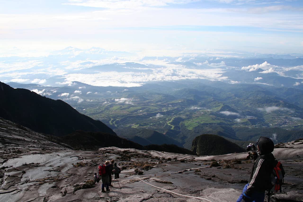 De berg Kinabalu in Maleisië