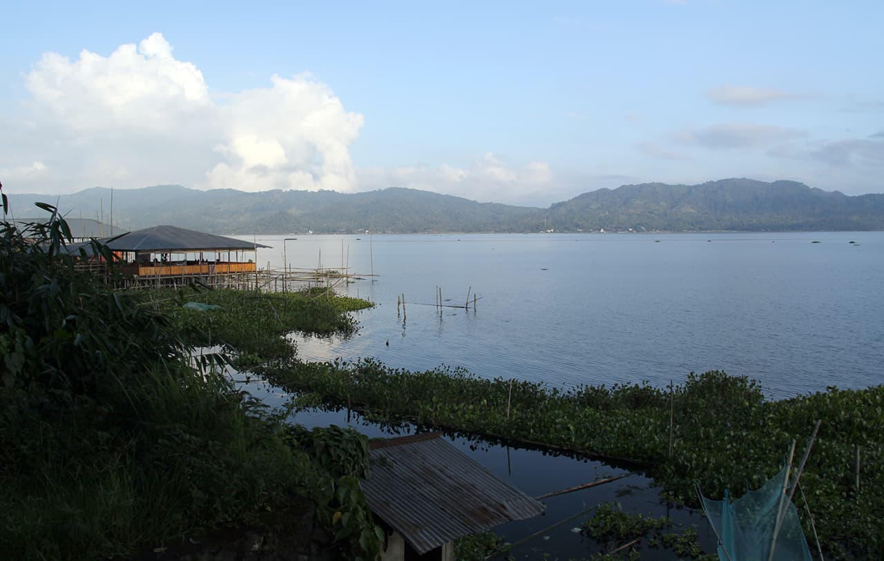 Lake Tondano in Sulawesi