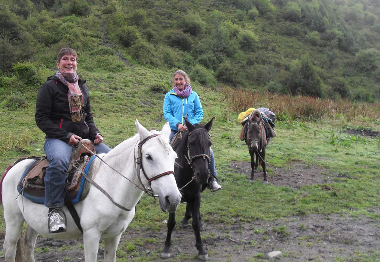 Te paard naar Ice Mountain