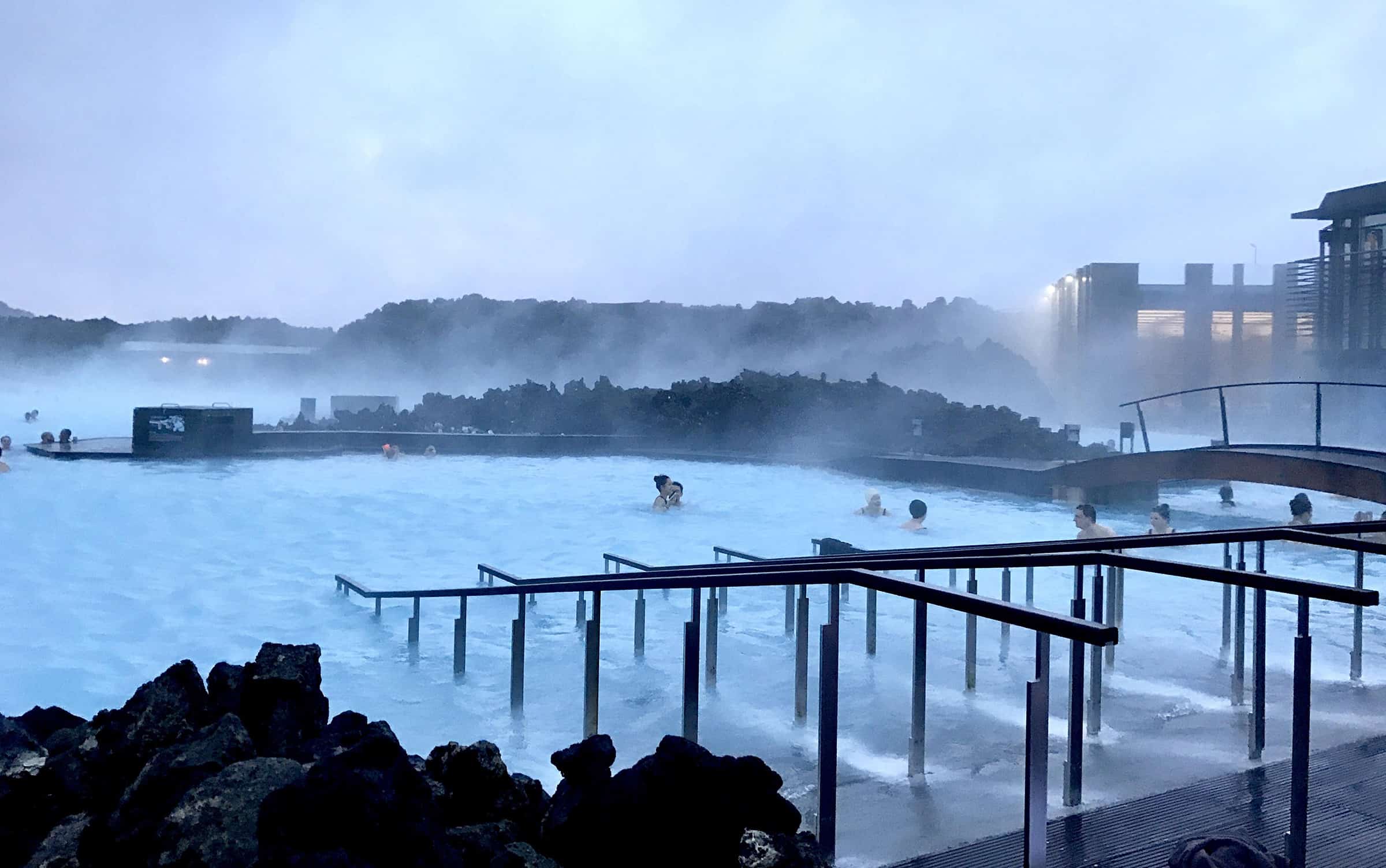 Blue Lagoon geothermaal bad in IJsland