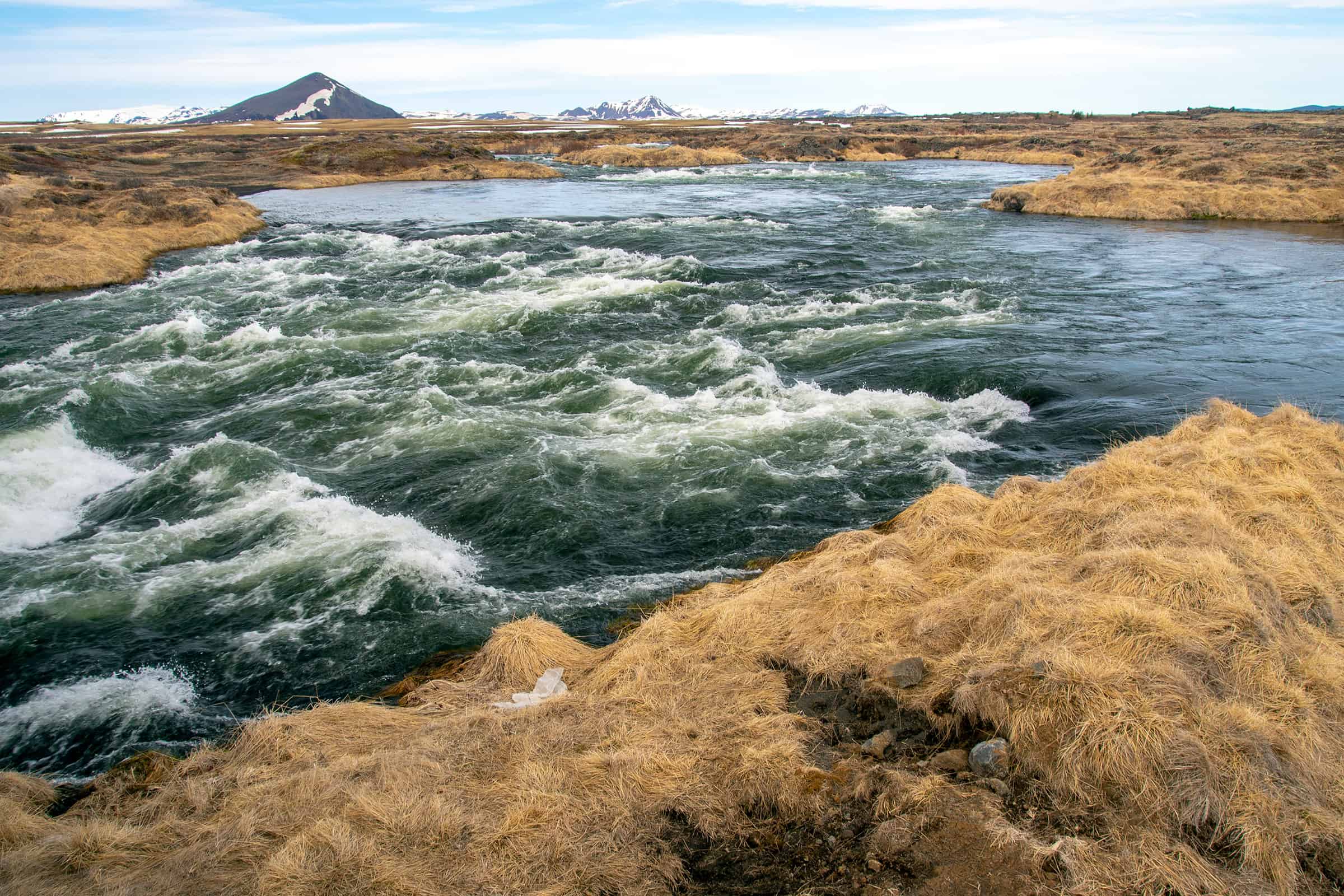 Myvatn natuurgebied in IJsland