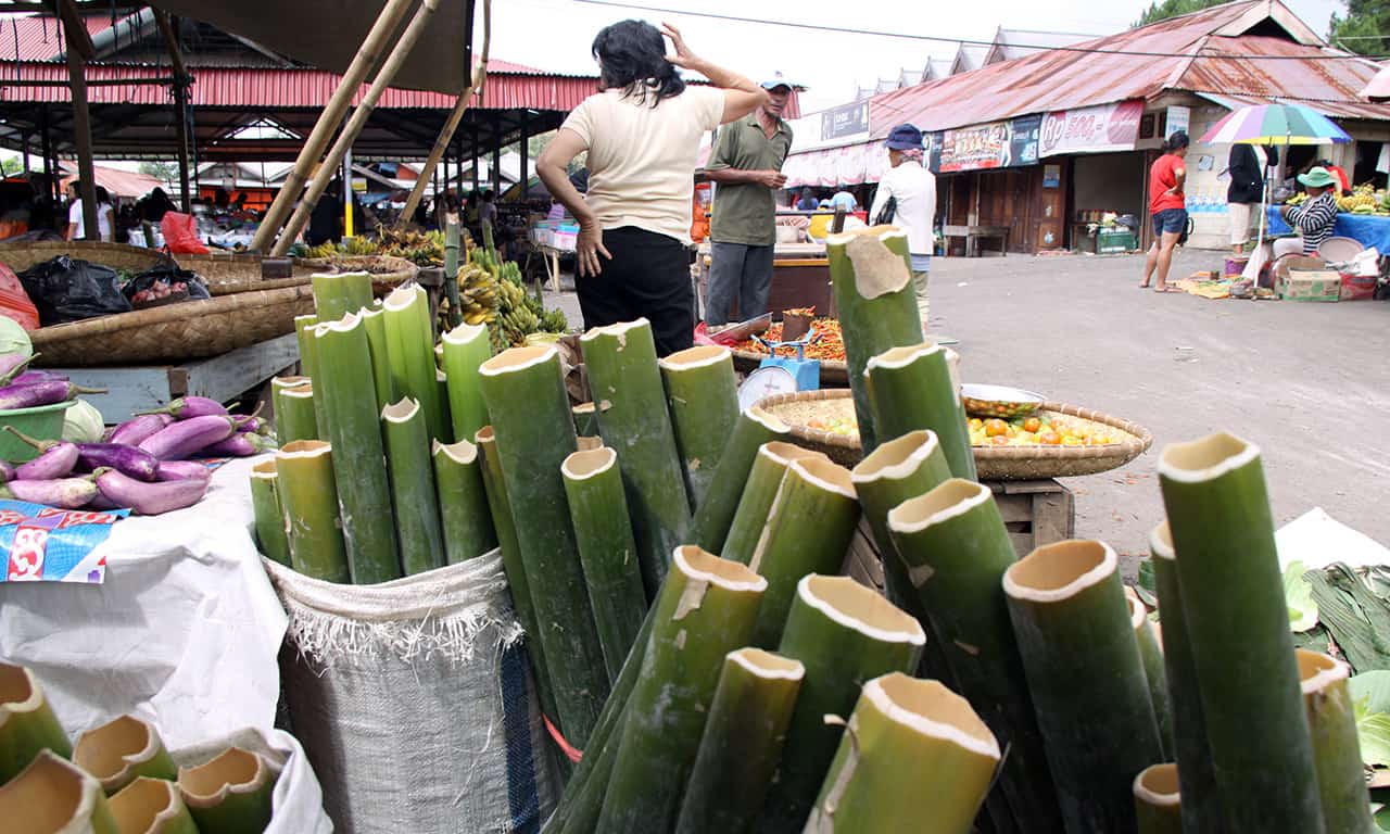 Huiveringwekkende dagmarkt van Tomohon