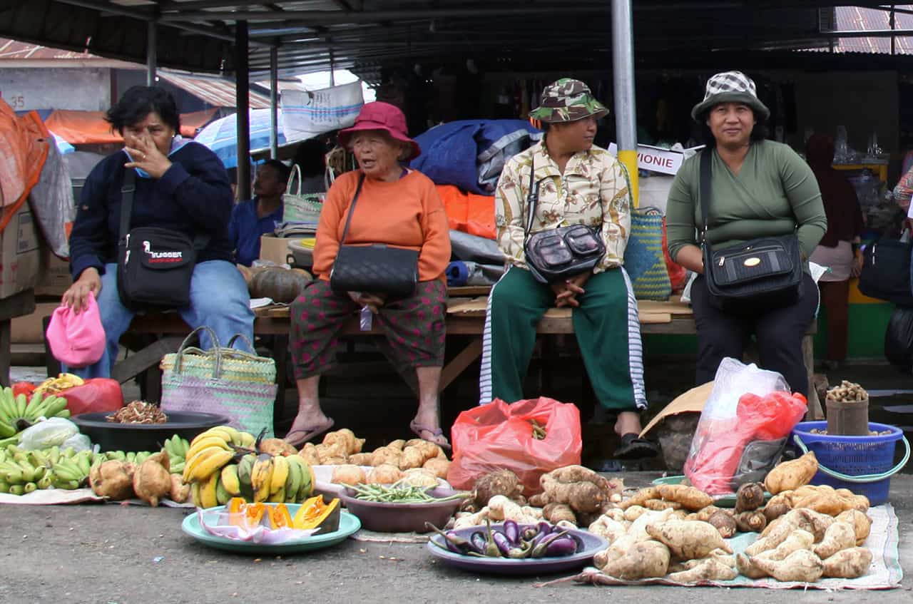 Huiveringwekkende dagmarkt van Tomohon