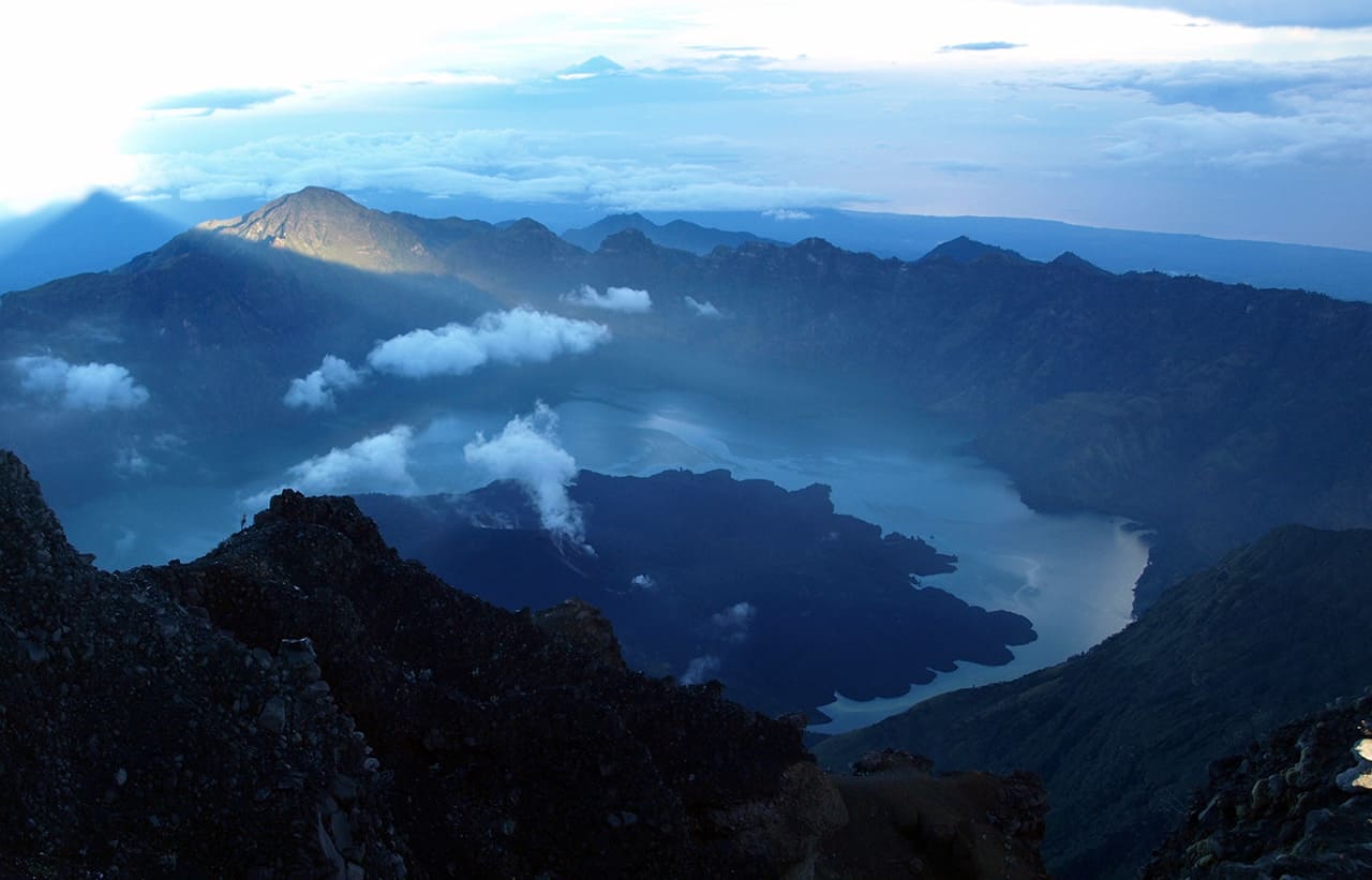 Rinjani vulkaan in Lombok