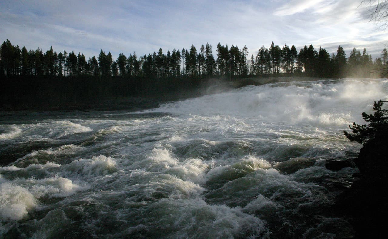 Schitterende outdoors van Arvidsjaur, Zweden