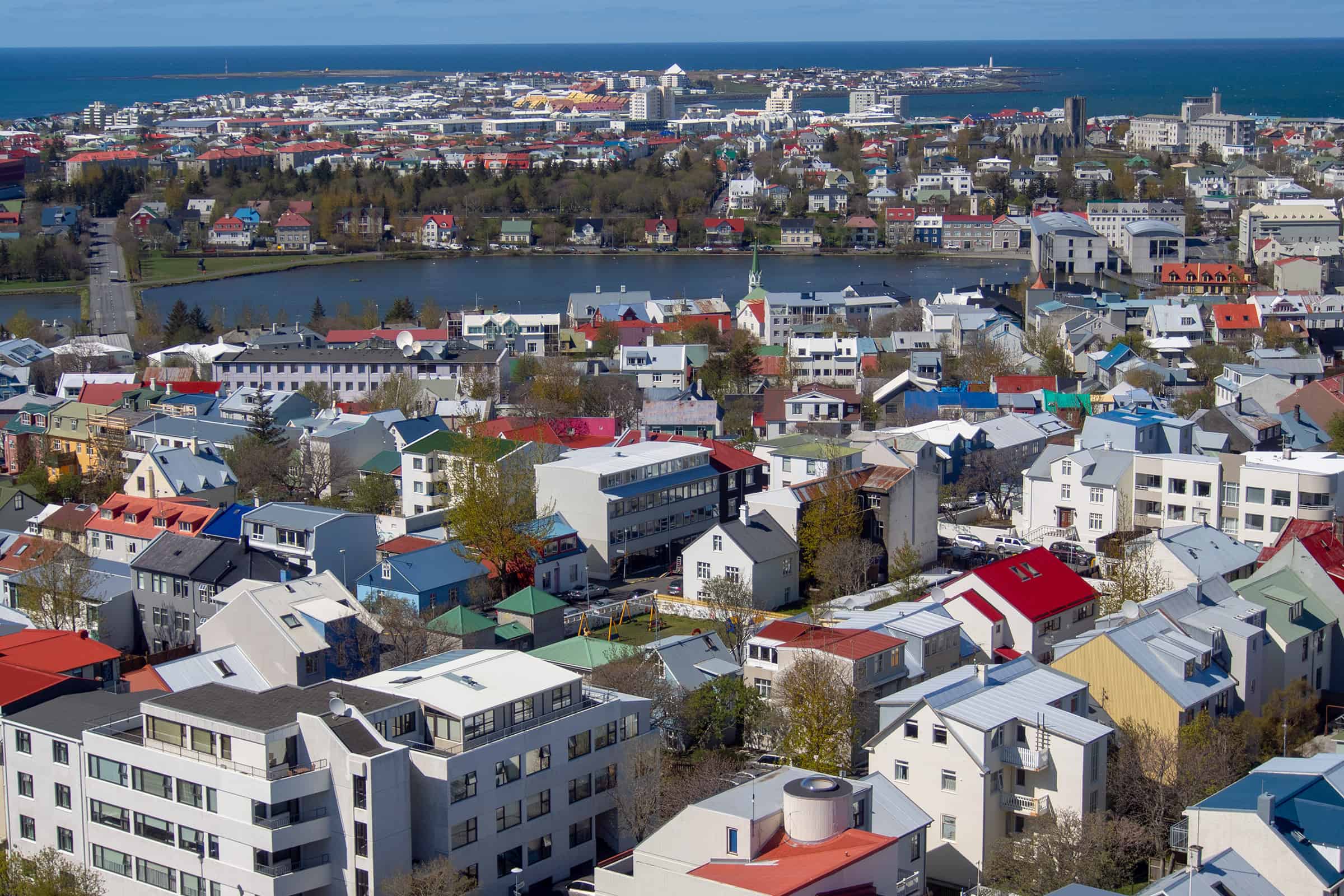 De hoofdstad van IJsland