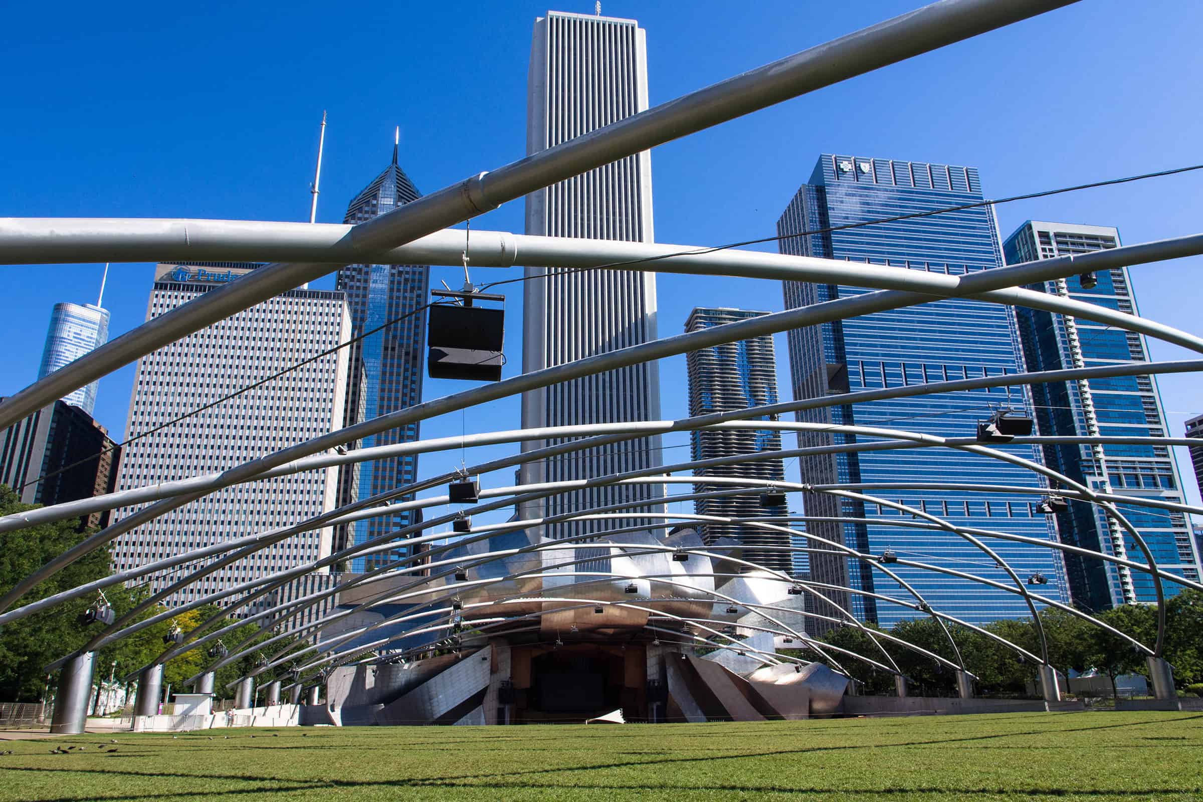 Jay Pritzker Pavilion in het Millennium Park