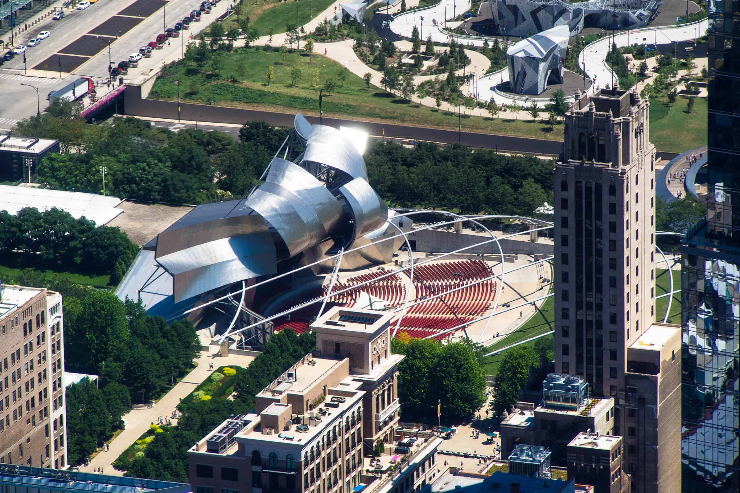 Jay Pritzker Pavilion in het Millennium Park