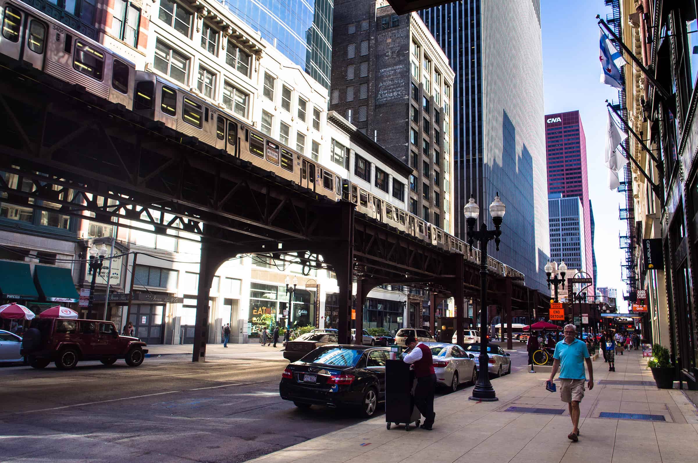 De bekende Loop van Chicago