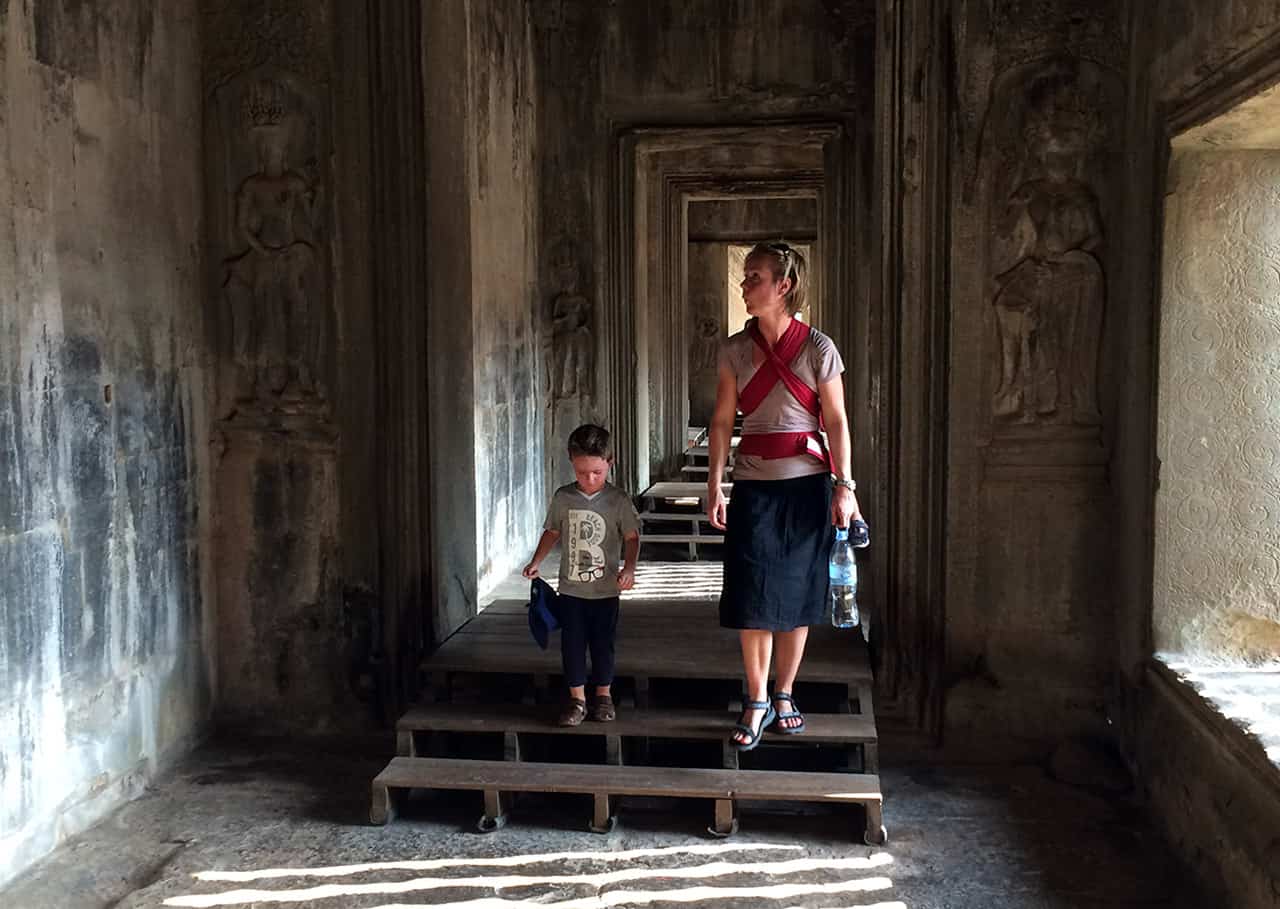 Met de kids in Vietnam en Cambodja