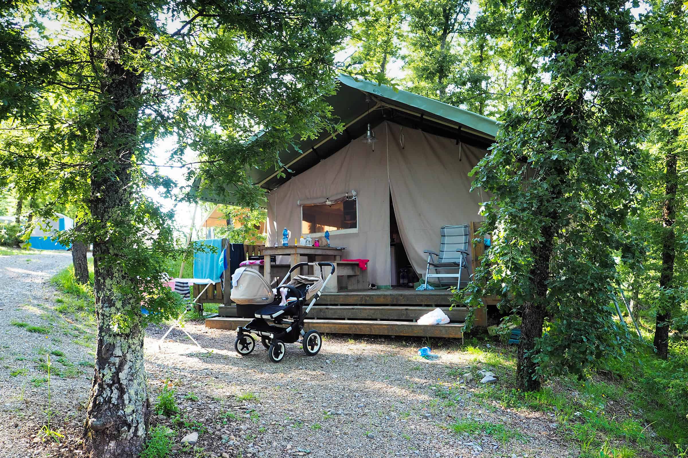 Accommodatie op de camping