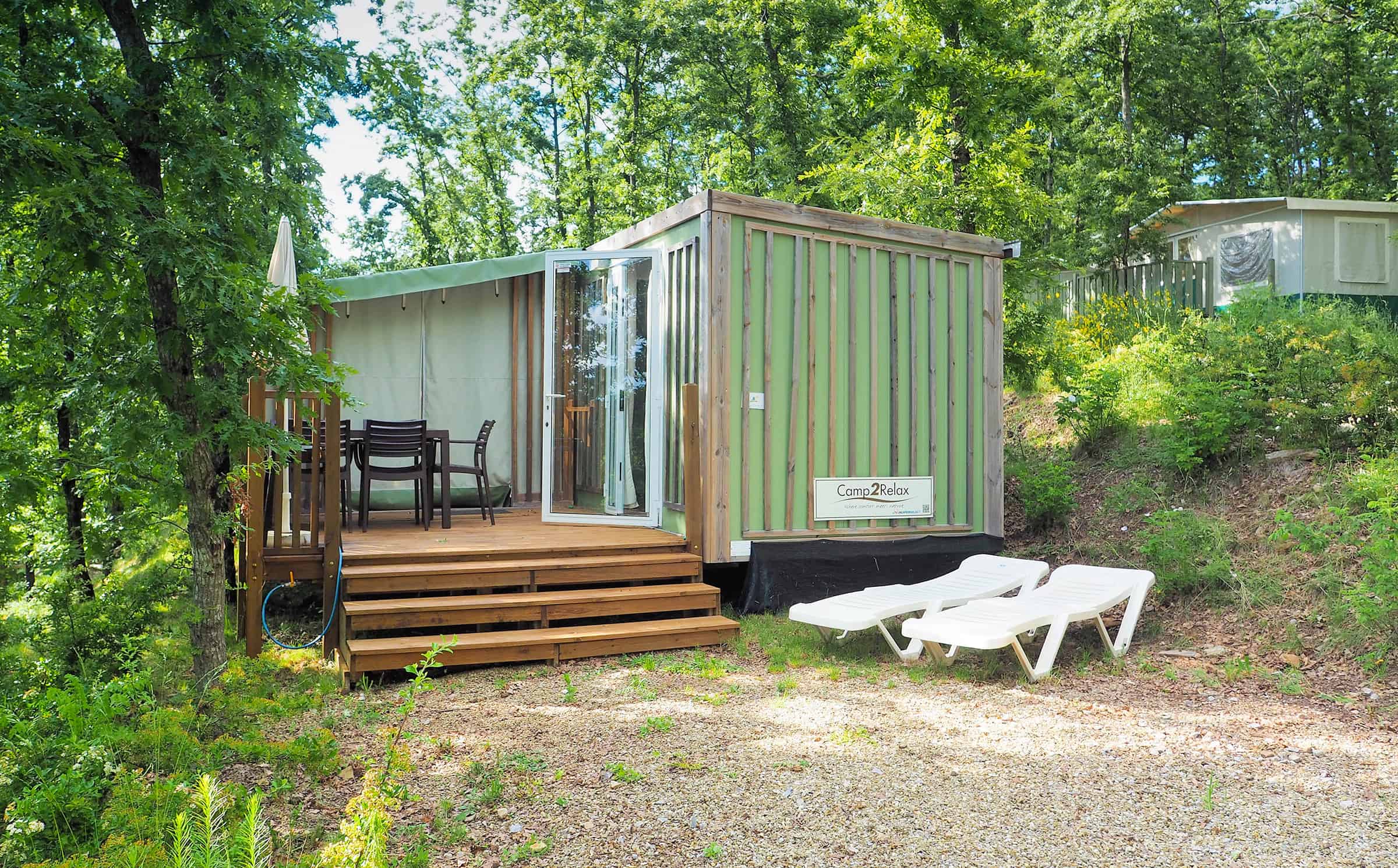 Glampingaccommodatie Hybridlodge Clever