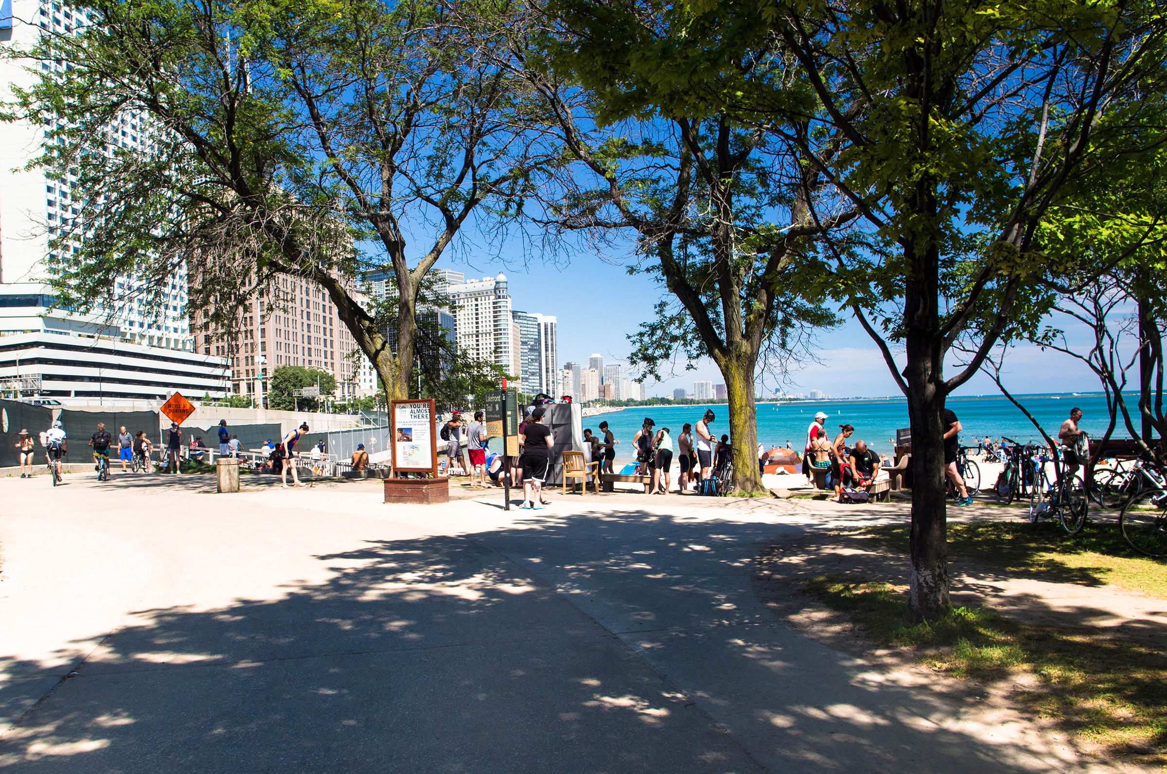 Lakefront Trail in Chicago