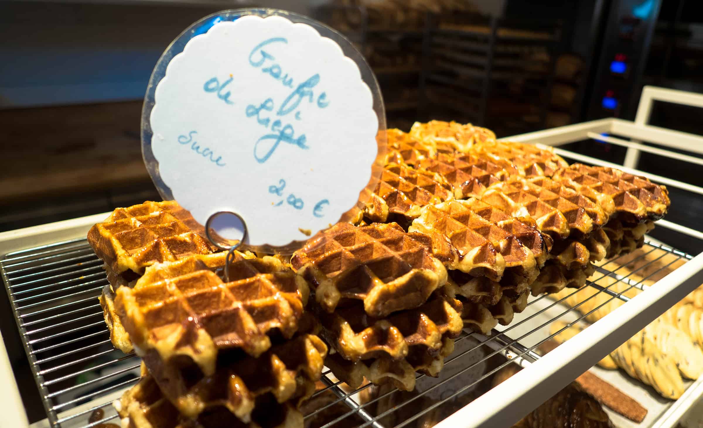 Luikse wafels bij Une Gaufrette Saperlipopette