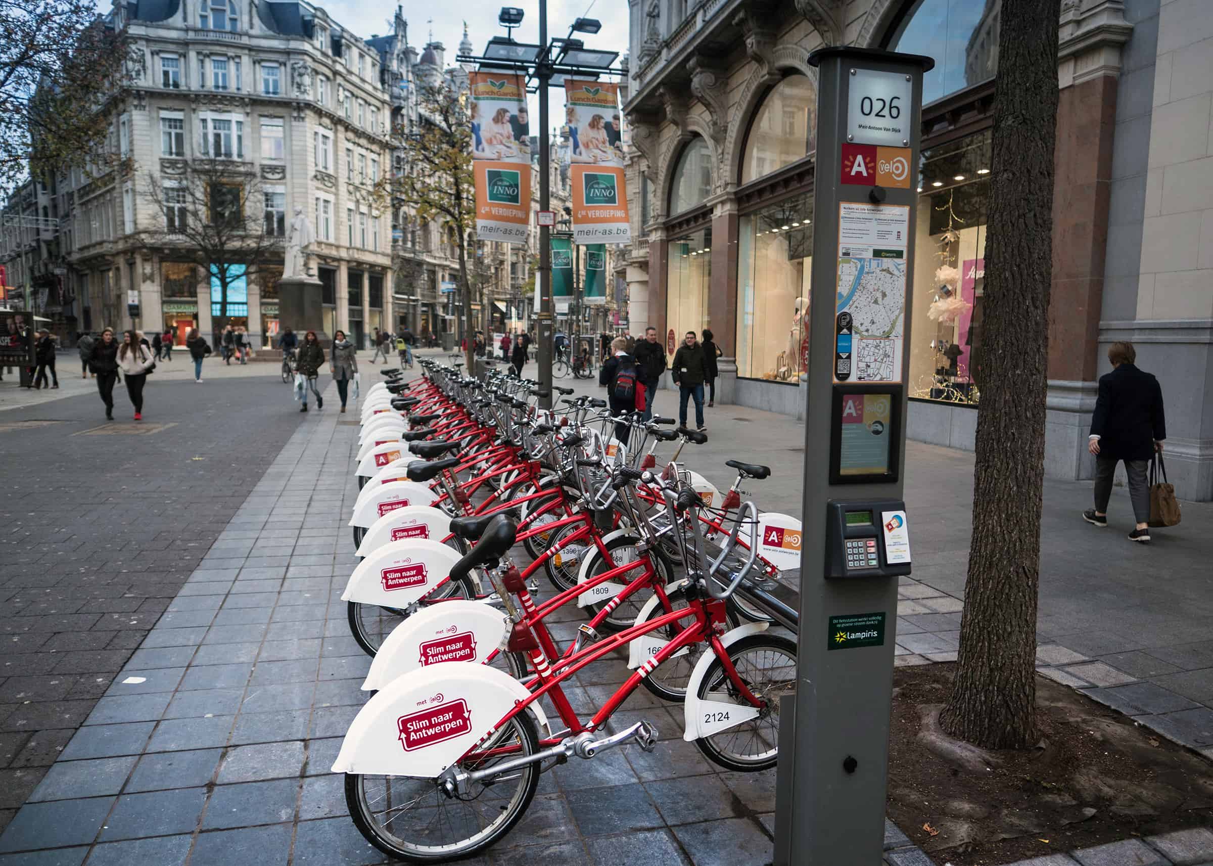 Op de huurfiets