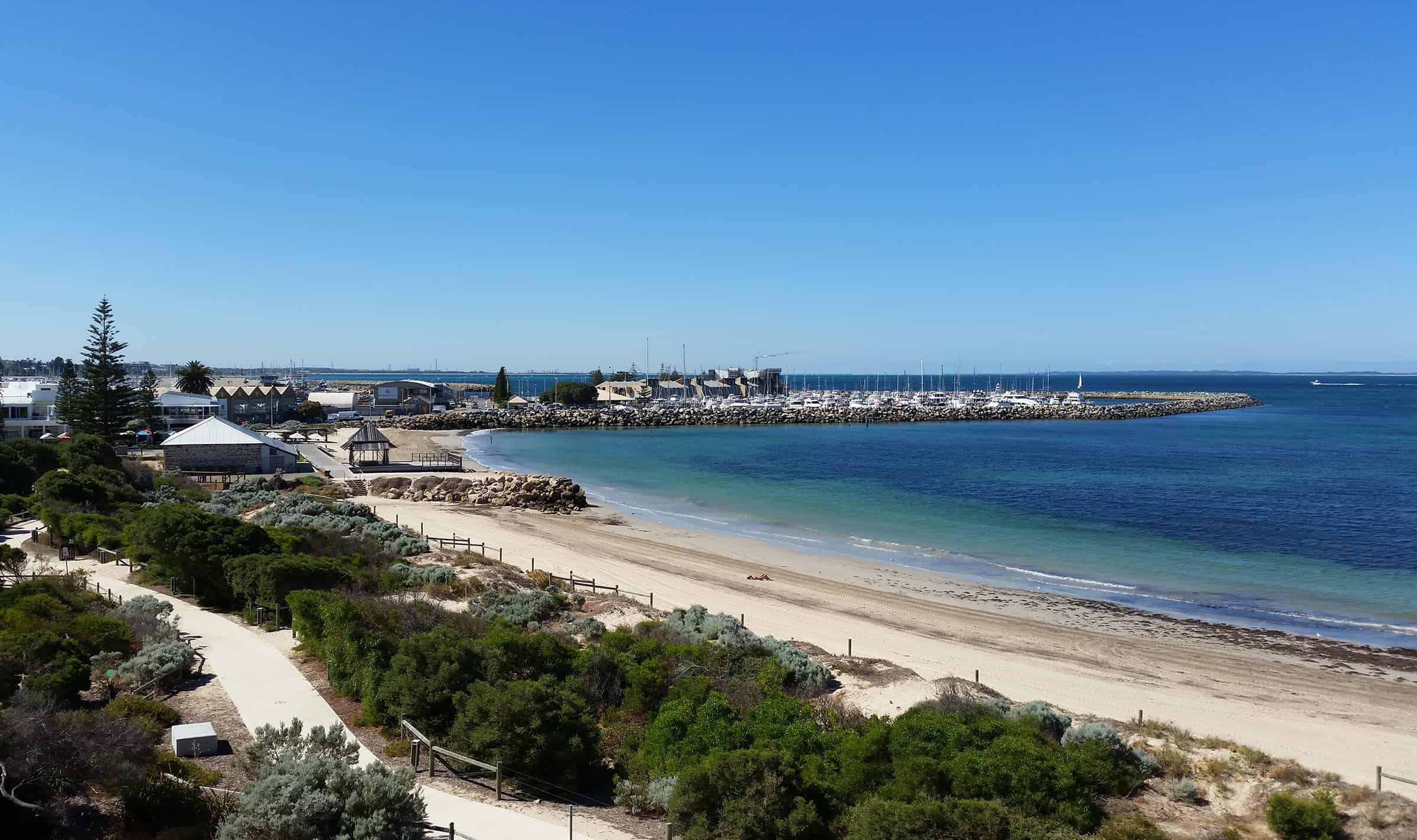 Het strand van Freo