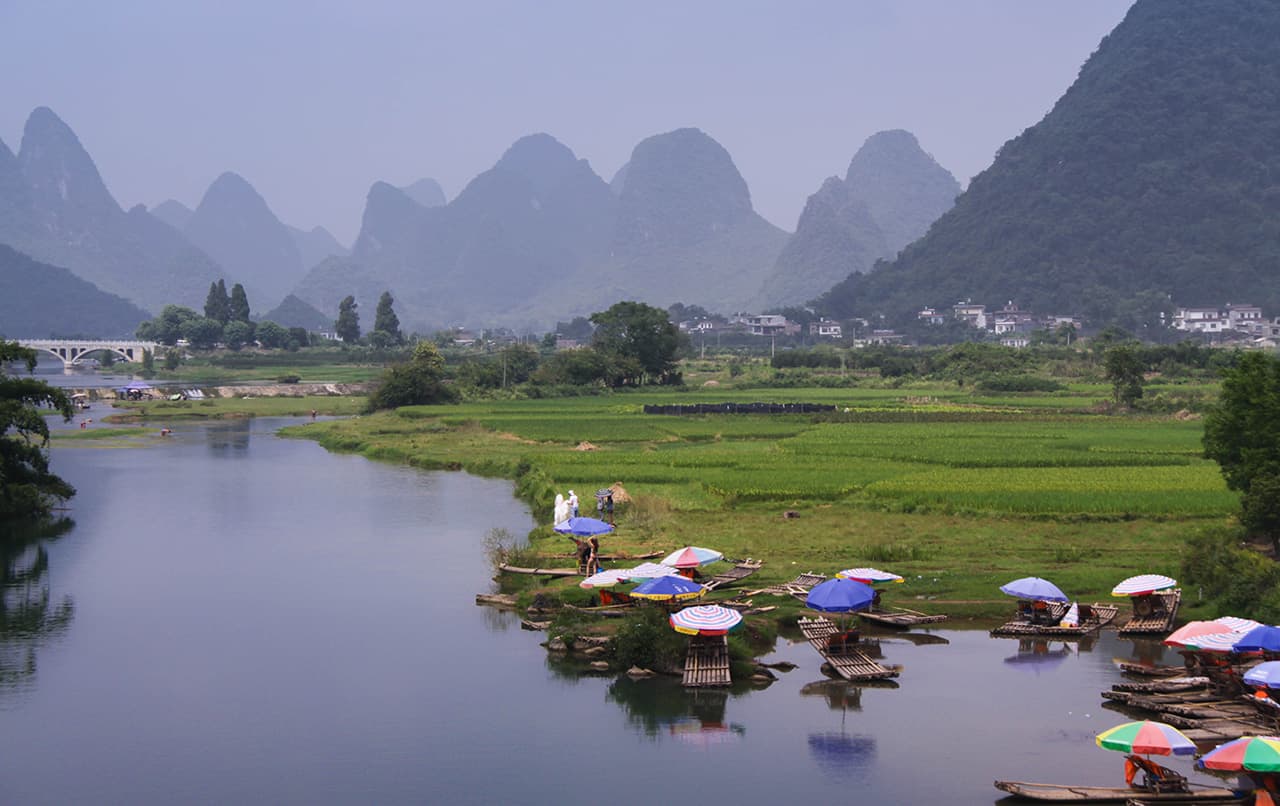 Yangshuo en het karstgebergte