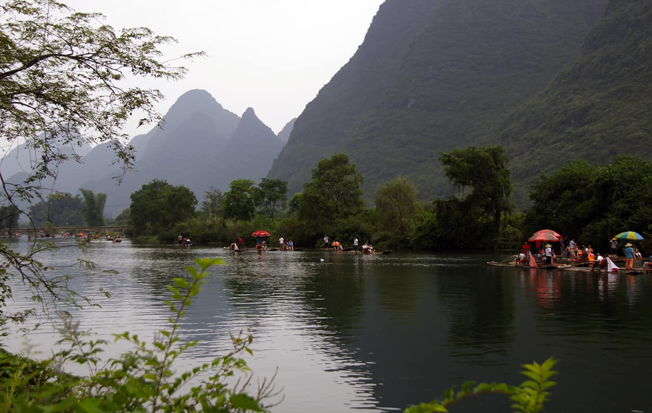 Riviertjes bij Yangshuo