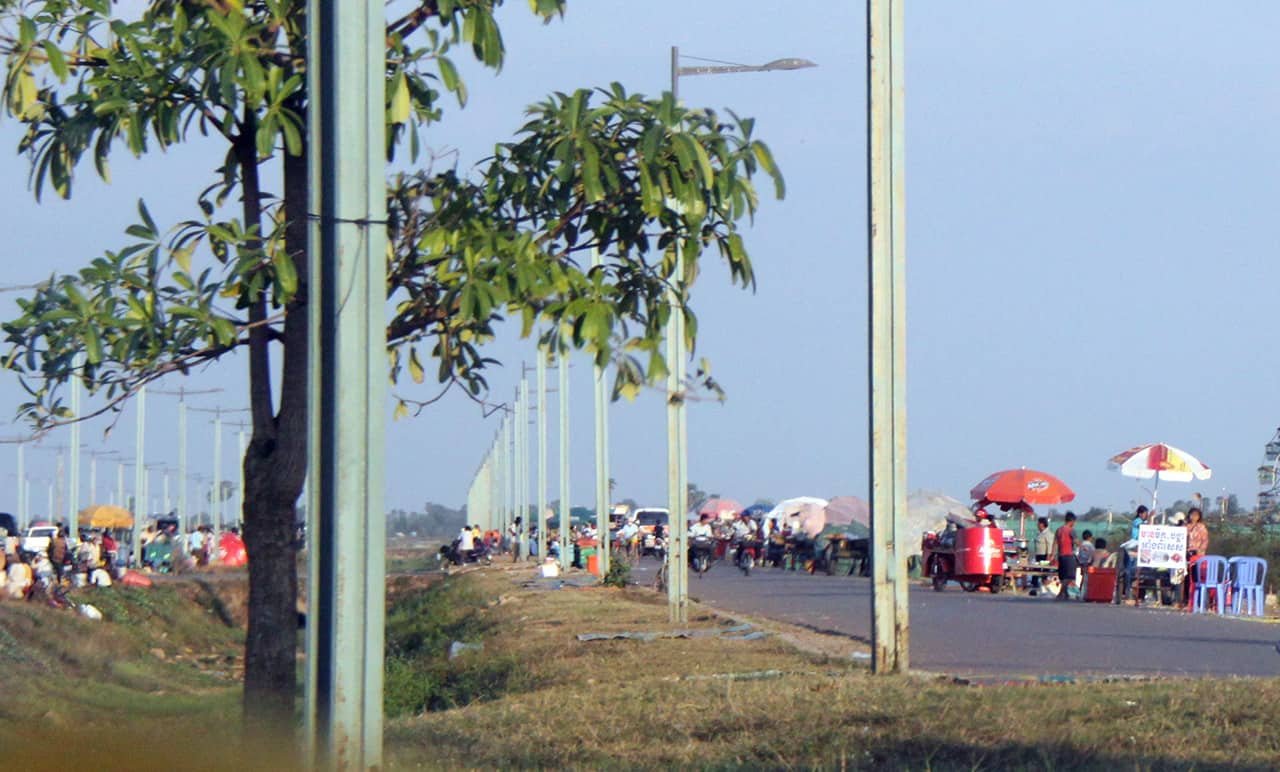 De Koreaanse avondmarkt van Siem Reap