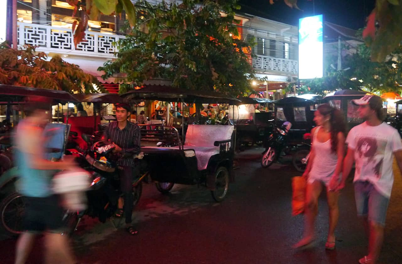 Siem Reap by night