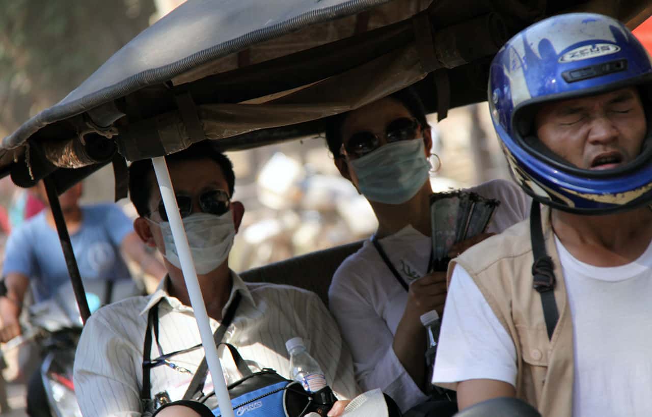 Mondkapje in Siem Reap