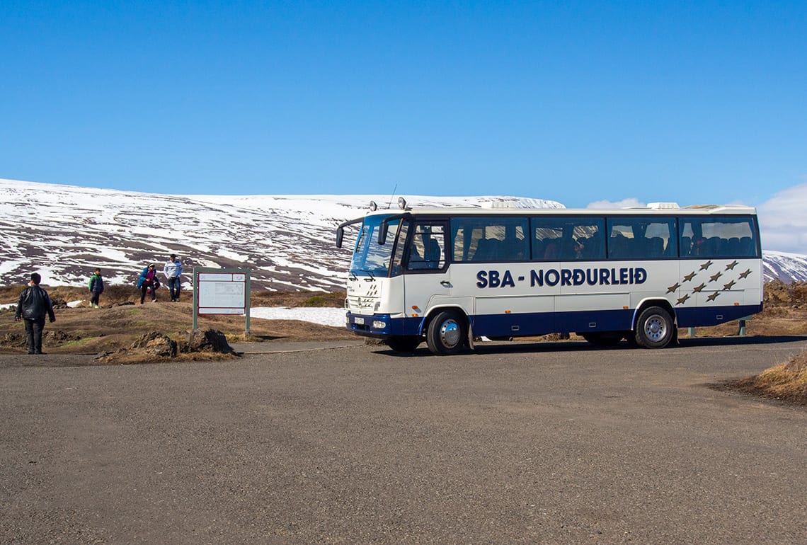 Met de bus door IJsland