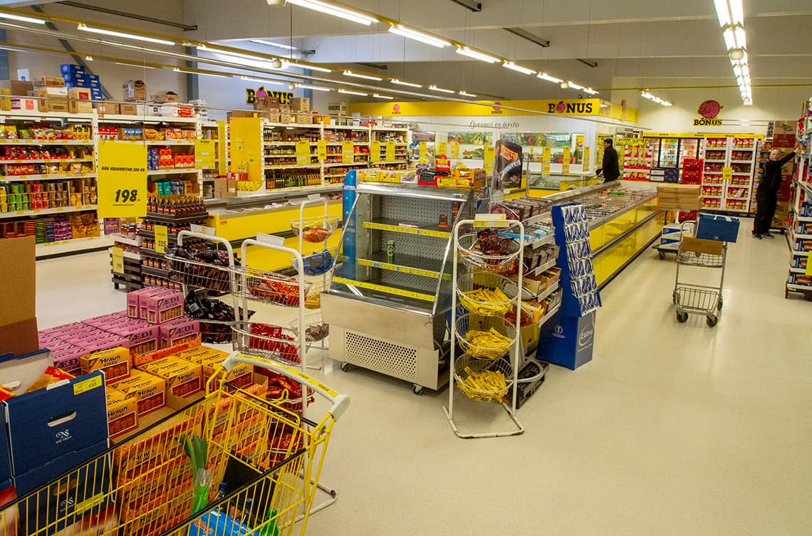 Supermarkt in IJsland