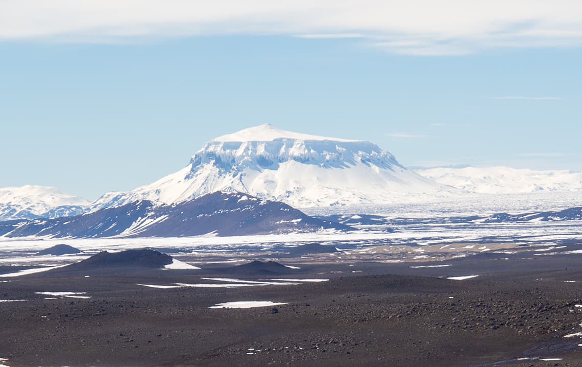 Vulkanen in IJsland