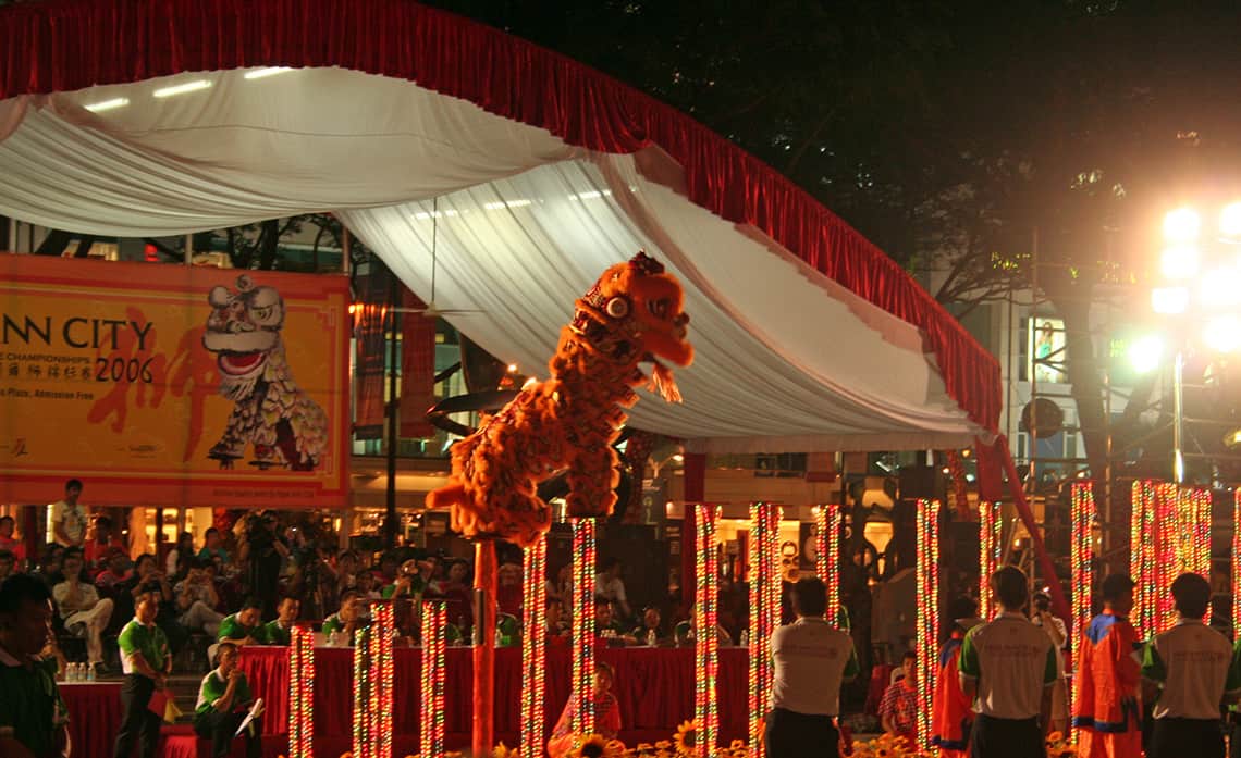 Lion Dance wereldkampioenschap 2006