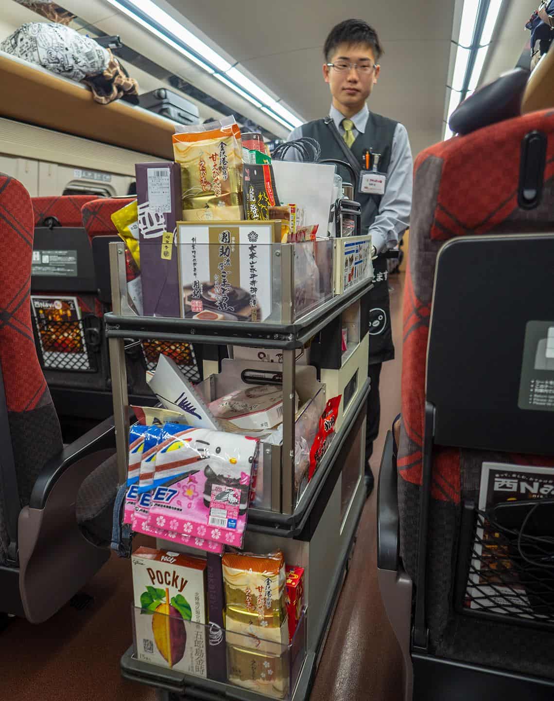 Eten in de Shinkansen