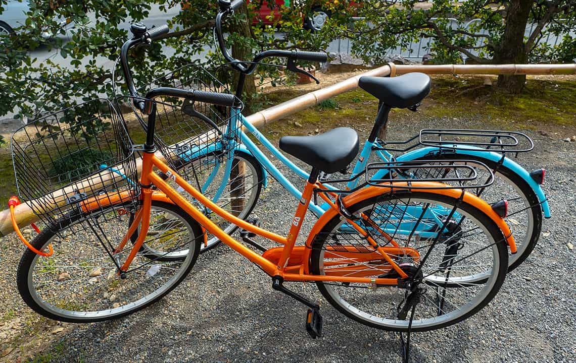 Fiets huren in Kyoto