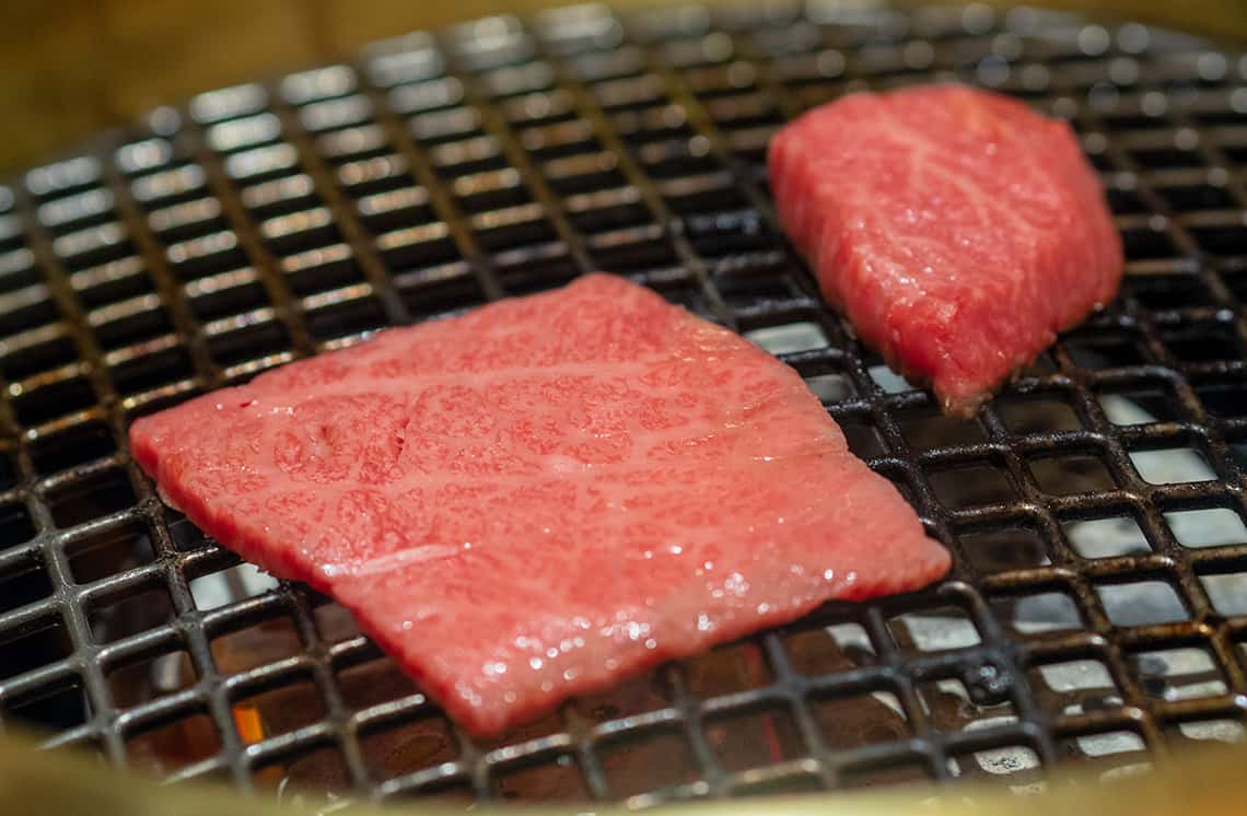 Hida vlees in Japan