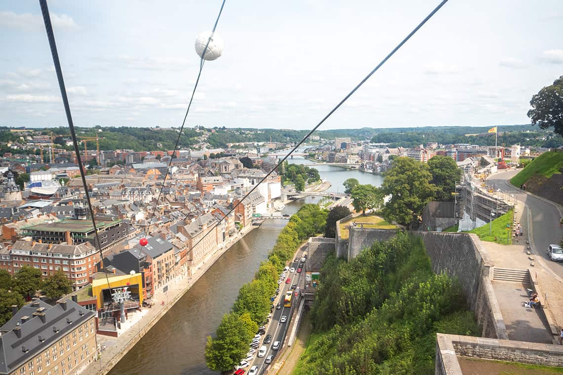 Kabelbaan naar de Citadel van Namen