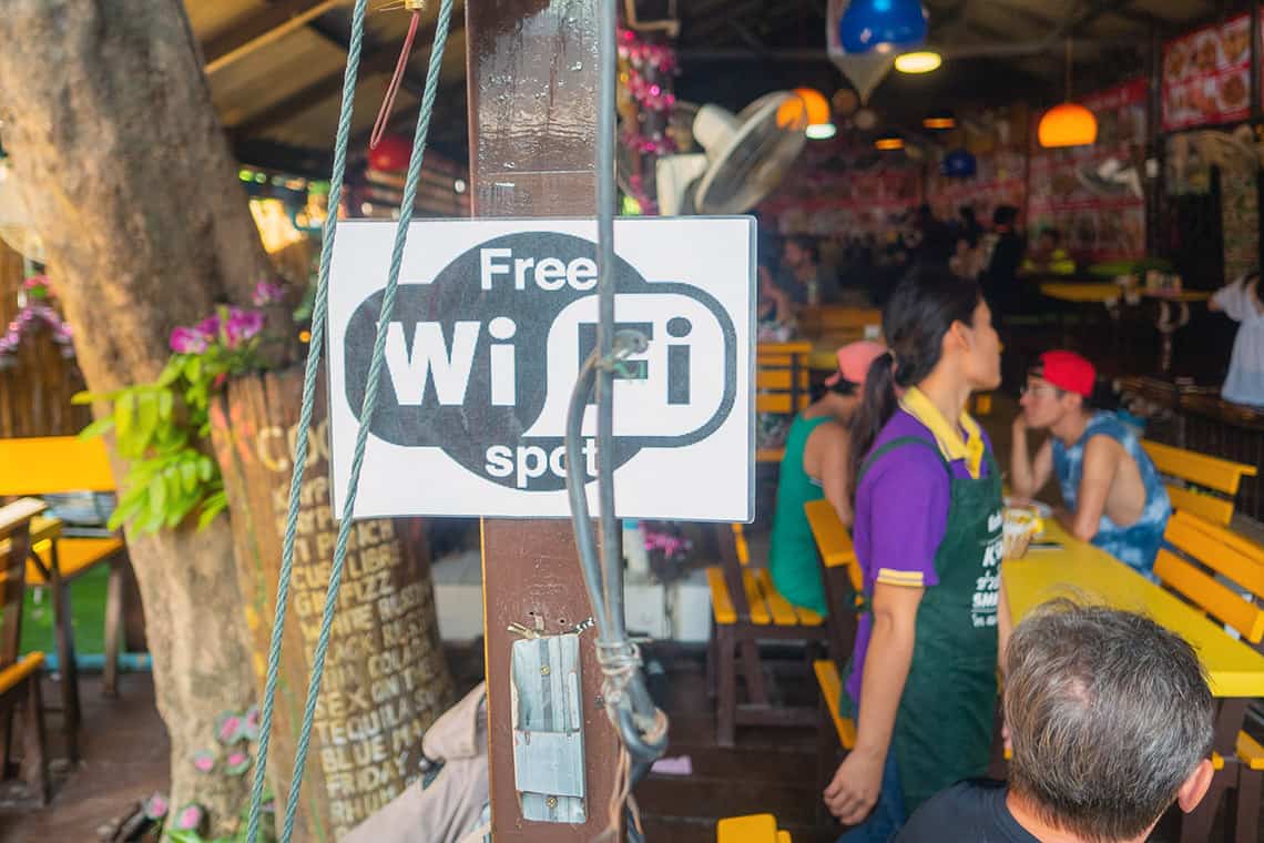 Gratis Wi-Fi in Thailand