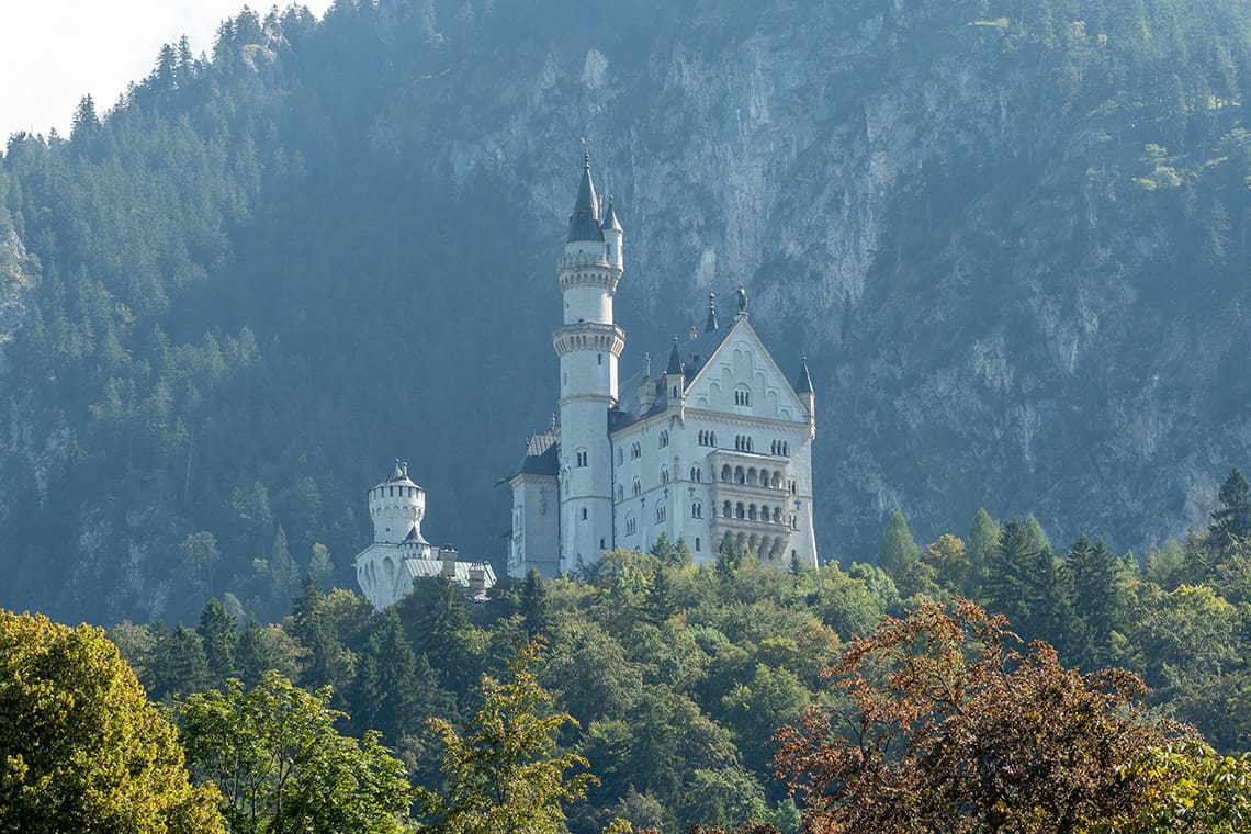 Een stop bij Slot Neuschwanstein